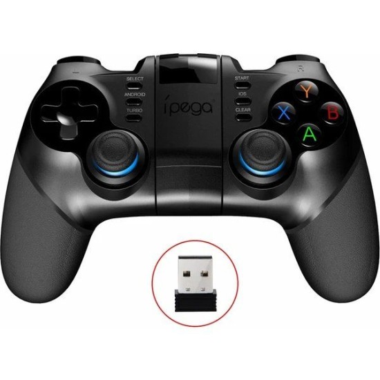 Gamepad Wireless iPega 9156, Bluetooth 2.4GHz, Compatibil Fortnite, Android, iOS, PS3, PC, Android TV, N-Switch Gamepad Wireless iPega 9156, Bluetooth 2.4GHz, Compatibil Fortnite, Android, iOS, PS3, PC, Android TV, N-Switch (Cabluri Telefon, PG-9156) by www.silkase.ro