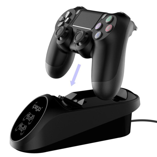 Stație de Încărcare Dublă iPega 9180 pentru Gamepad PS4 Stație de Încărcare Dublă iPega 9180 pentru Gamepad PS4 (Bakr, PG-9180) by www.silkase.ro