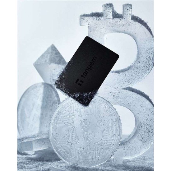 Portofel hardware crypto Tangem Wallet - set 3 carduri (Crypto Wallet, TG128X3-B) by www.silkase.ro