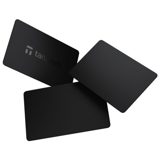 Portofel Crypto Tangem Wallet - Set 3 Carduri, Ediție Stealth Portofel Crypto Tangem Wallet - Set 3 Carduri, Ediție Stealth (Crypto Wallet, TG-STEALTH) by www.silkase.ro