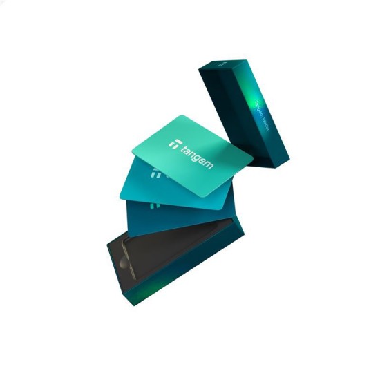 Portofel hardware crypto Tangem Wallet - set 3 carduri, editia Electric Sea (Tangem, Ingredi) by www.silkase.ro Portofel hardware crypto Tangem Wallet - set 3 carduri, editia Electric Sea (Crypto Wallet, TG-SUMMER2) by www.silkase.ro