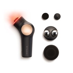 Dispozitiv profesional de terapie faciala TheraFace PRO, Negru/Auriu