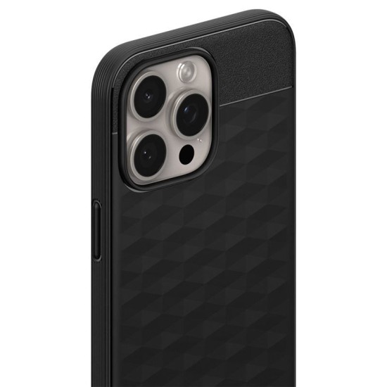 Husa Caseology Parallax MagSafe compatibila cu iPhone 15 Pro Max Matte Black (CASEOLOGY, iPhone 15 Pro Max) by www.silkase.ro Husa Caseology Parallax MagSafe compatibila cu iPhone 15 Pro Max Matte Black (iPhone 15 Pro Max, ACS06614) by www.silkase.ro