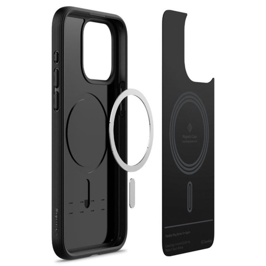 Husa Caseology Parallax MagSafe compatibila cu iPhone 15 Pro Max Matte Black (CASEOLOGY, iPhone 15 Pro Max) by www.silkase.ro Husa Caseology Parallax MagSafe compatibila cu iPhone 15 Pro Max Matte Black (iPhone 15 Pro Max, ACS06614) by www.silkase.ro