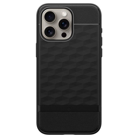 Husa Caseology Parallax MagSafe compatibila cu iPhone 15 Pro Max Matte Black (CASEOLOGY, iPhone 15 Pro Max) by www.silkase.ro Husa Caseology Parallax MagSafe compatibila cu iPhone 15 Pro Max Matte Black (iPhone 15 Pro Max, ACS06614) by www.silkase.ro