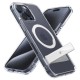 Husa telefon, Spigen, TPU, KickStand, Compatibila MagSafe, Transparent-Alb, pentru iPhone 15 Pro (iPhone 15 Pro, ACS06757) by www.silkase.ro
