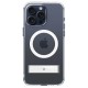 Husa telefon, Spigen, TPU, KickStand, Compatibila MagSafe, Transparent-Alb, pentru iPhone 15 Pro (iPhone 15 Pro, ACS06757) by www.silkase.ro