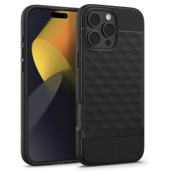 Husa Spigen Caseology Parallax Mag pentru iPhone 16 Pro, negru
