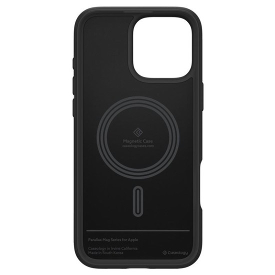 Husa Spigen Caseology Parallax Mag pentru iPhone 16 Pro, negru (iPhone 15 Pro, ACS08169) by www.silkase.ro