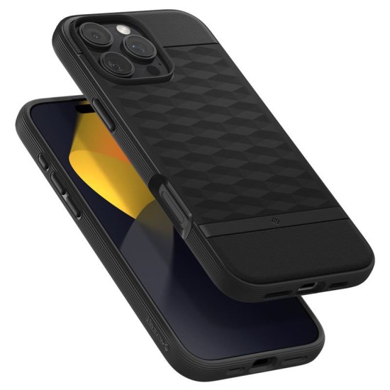 Husa Spigen Caseology Parallax Mag pentru iPhone 16 Pro, negru (iPhone 15 Pro, ACS08169) by www.silkase.ro