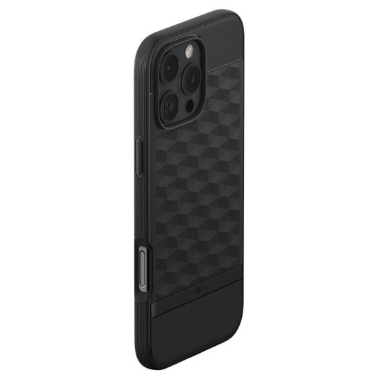 Husa Spigen Caseology Parallax Mag pentru iPhone 16 Pro, negru (iPhone 15 Pro, ACS08169) by www.silkase.ro