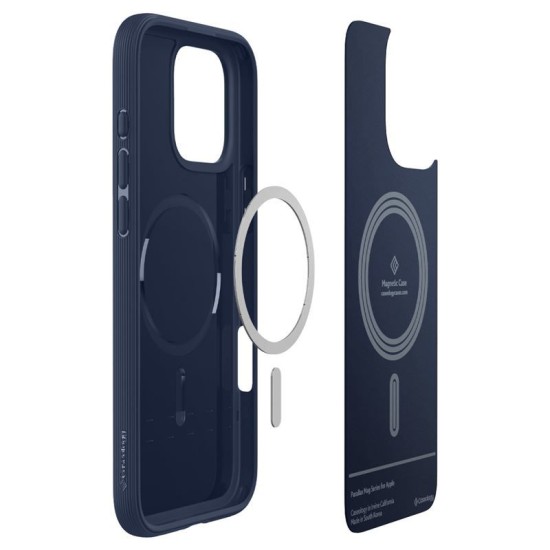 Husa Spate Spigen Caseology Parallax MagSafe pentru iPhone 16 Pro Albastru (Spigen, iPhone 15 Pro) by www.silkase.ro Husa Spate Spigen Caseology Parallax MagSafe pentru iPhone 16 Pro Albastru (iPhone 15 Pro, ACS08171) by www.silkase.ro