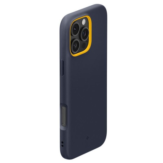 Husa Spigen Caseology Nano Pop Mag pentru iPhone 16 Pro, albastru marin si galben (iPhone 15 Pro, ACS08172) by www.silkase.ro