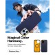 Husa Spigen Caseology Nano Pop Mag pentru iPhone 16 Pro, albastru marin si galben (iPhone 15 Pro, ACS08172) by www.silkase.ro