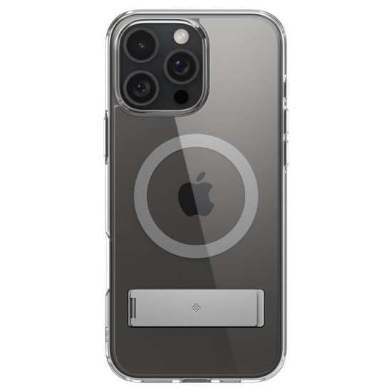Husa Caseology Capella MagSafe Kickstand compatibila cu iPhone 16 Pro Gray (iPhone 15 Pro, ACS08185) by www.silkase.ro