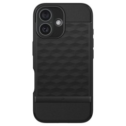 Husa Spigen Caseology Parallax MagSafe pentru Apple iPhone 16, negru mat