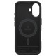 Husa Spigen Caseology Parallax MagSafe pentru Apple iPhone 16, negru mat (iPhone 16, ACS08232) by www.silkase.ro