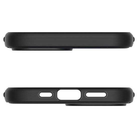 Husa Spigen Caseology Parallax MagSafe pentru Apple iPhone 16, negru mat (iPhone 16, ACS08232) by www.silkase.ro