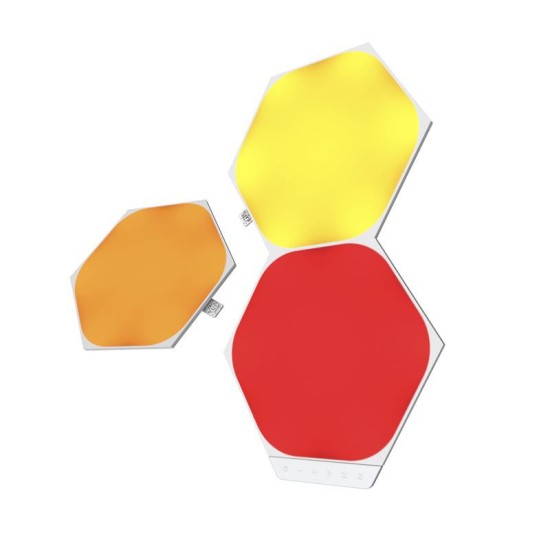 Pachet de expansiune 3 panouri hexagonale Nanoleaf Shapes (Nanoleaf, Ingredi) by www.silkase.ro Pachet de expansiune 3 panouri hexagonale Nanoleaf Shapes (Diverse accesorii, NL42-0001HX-3PK) by www.silkase.ro