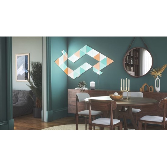 Pachet de expansiune 3 panouri triunghiulare Nanoleaf Shapes (Diverse accesorii, NL47-0001TW-3PK) by www.silkase.ro