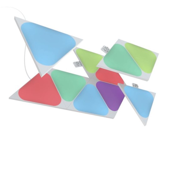 Pachet de expansiune 10 mini-triunghiuri Nanoleaf Shapes (Nanoleaf, Ingredi) by www.silkase.ro Pachet de expansiune 10 mini-triunghiuri Nanoleaf Shapes (Diverse accesorii, NL48-1001TW-10PK) by www.silkase.ro