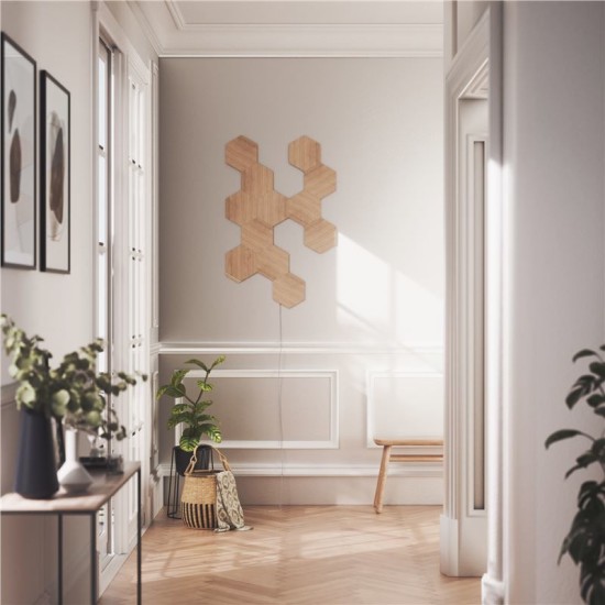 Kit de pornire 13 panouri luminoase Nanoleaf Elements Hexagons (Diverse accesorii, NL52-K-3002HB-13PK) by www.silkase.ro