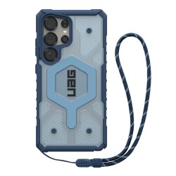 Husa UAG Pathfinder Clear w/Magnet pentru Samsung Galaxy S25 Ultra, Blues Lanyard