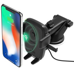 Suport magnetic iOttie iTap Qi Wireless Fast Charging Negru