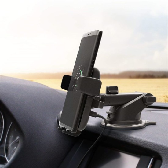 Suport magnetic iOttie iTap Qi Wireless Fast Charging Negru (iOttie, Suport auto) by www.silkase.ro Suport magnetic iOttie iTap Qi Wireless Fast Charging Negru (Suport auto, HLCRIO134) by www.silkase.ro