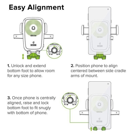 Suport magnetic iOttie iTap Qi Wireless Fast Charging Negru (iOttie, Suport auto) by www.silkase.ro Suport magnetic iOttie iTap Qi Wireless Fast Charging Negru (Suport auto, HLCRIO134) by www.silkase.ro
