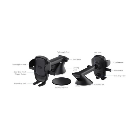 Suport Auto iOttie Easy One Touch 6 pentru Bord și Parbriz Suport Auto iOttie Easy One Touch 6 pentru Bord și Parbriz (Accesorii auto, EOTNCG102RT) by www.silkase.ro