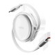 Set 2 Cabluri USB-C iOttie Retractabile, 100W Power Delivery, Alb (Cabluri Telefon, IOTACC610) by www.silkase.ro