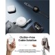 Set 2 Cabluri USB-C iOttie Retractabile, 100W Power Delivery, Alb (Cabluri Telefon, IOTACC610) by www.silkase.ro