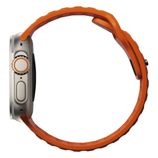 Curea rezistenta la apa NOMAD Sport Strap compatibila cu Apple Watch 4/5/6/7/8/SE/Ultra 42/44/45/49mm, M/L, Portocaliu (Nomad, Ingredi) by www.silkase.ro Curea rezistenta la apa NOMAD Sport Strap compatibila cu Apple Watch 4/5/6/7/8/SE/Ultra 42/44/45/49mm, M/L, Portocaliu (Ingredi, NM00736685) by www.silkase.ro