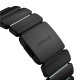 Curea Nomad Stratos Band pentru Apple Watch 45/46/49mm, Titan Negru și FKM, Icy Blue Glow (Ingredi, NM009896858) by www.silkase.ro