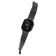 Curea Nomad Stratos Band pentru Apple Watch 45/46/49mm, Titan Negru și FKM, Icy Blue Glow (Ingredi, NM009896858) by www.silkase.ro