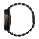 Curea Nomad Stratos Band pentru Apple Watch 45/46/49mm, Titan Negru și FKM, Icy Blue Glow (Ingredi, NM009896858) by www.silkase.ro