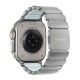 Curea Nomad Stratos Band, Titan Natural și FKM Icy Blue Glow, pentru Apple Watch 45/46/49mm Curea Nomad Stratos Band, Titan Natural și FKM Icy Blue Glow, pentru Apple Watch 45/46/49mm (Ingredi, NM009902858) by www.silkase.ro