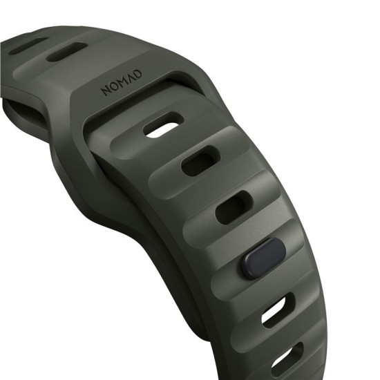 Curea rezistenta la apa NOMAD Sport Strap compatibila cu Apple Watch 4/5/6/7/8/SE/Ultra 42/44/45/49mm, M/L, Verde (Nomad, Ingredi) by www.silkase.ro Curea rezistenta la apa NOMAD Sport Strap compatibila cu Apple Watch 4/5/6/7/8/SE/Ultra 42/44/45/49mm, M/L, Verde (Ingredi, NM01132585) by www.silkase.ro