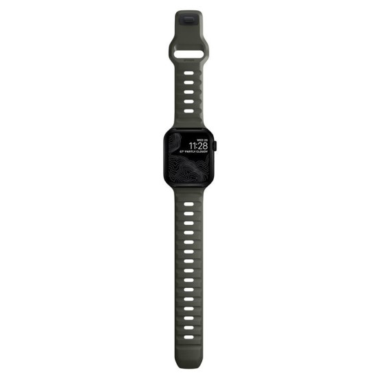 Curea rezistenta la apa NOMAD Sport Strap compatibila cu Apple Watch 4/5/6/7/8/SE/Ultra 42/44/45/49mm, M/L, Verde (Nomad, Ingredi) by www.silkase.ro Curea rezistenta la apa NOMAD Sport Strap compatibila cu Apple Watch 4/5/6/7/8/SE/Ultra 42/44/45/49mm, M/L, Verde (Ingredi, NM01132585) by www.silkase.ro