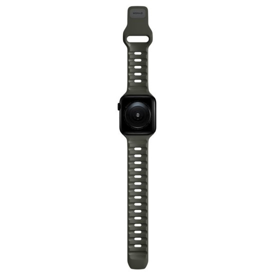 Curea rezistenta la apa NOMAD Sport Strap compatibila cu Apple Watch 4/5/6/7/8/SE/Ultra 42/44/45/49mm, M/L, Verde (Nomad, Ingredi) by www.silkase.ro Curea rezistenta la apa NOMAD Sport Strap compatibila cu Apple Watch 4/5/6/7/8/SE/Ultra 42/44/45/49mm, M/L, Verde (Ingredi, NM01132585) by www.silkase.ro