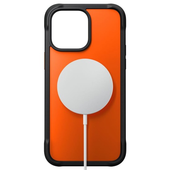 Husa NOMAD Protective MagSafe compatibila cu iPhone 14 Pro Max Orange (iPhone 14 Pro Max, NM01154785) by www.silkase.ro