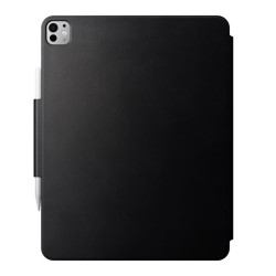 Husa din piele naturala Nomad Leather Folio compatibila cu iPad Pro 13 inch 2024 Black