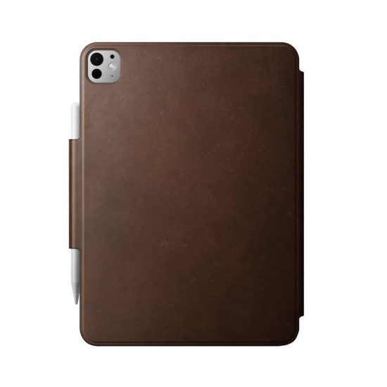 Husa din piele naturala Nomad Leather Folio compatibila cu iPad Pro 11 inch 2024 Brown (Nomad, Ingredi) by www.silkase.ro Husa din piele naturala Nomad Leather Folio compatibila cu iPad Pro 11 inch 2024 Brown (Ingredi, NM013305858) by www.silkase.ro