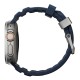 Curea rezistenta la apa NOMAD Rocky Point Band compatibila cu Apple Watch 4/5/6/7/8/9/10/SE/Ultra 42/44/45/46/49mm, M/L, Albastru (Ingredi, NM013589858) by www.silkase.ro