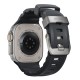 Curea cauciuc NOMAD Rocky Point compatibila cu Apple Watch 4/5/6/7/8/9/10/SE/Ultra1/2 42/44/45/46/49mm Storm/Silver (Ingredi, NM013596858) by www.silkase.ro