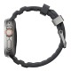 Curea cauciuc NOMAD Rocky Point compatibila cu Apple Watch 4/5/6/7/8/9/10/SE/Ultra1/2 42/44/45/46/49mm Storm/Silver (Ingredi, NM013596858) by www.silkase.ro