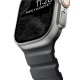Curea cauciuc NOMAD Rocky Point compatibila cu Apple Watch 4/5/6/7/8/9/10/SE/Ultra1/2 42/44/45/46/49mm Storm/Silver (Ingredi, NM013596858) by www.silkase.ro