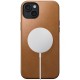 Husa din piele naturala NOMAD Modern Leather MagSafe compatibila cu iPhone 15 Plus Tan (iPhone 15 Plus, NM01611585) by www.silkase.ro
