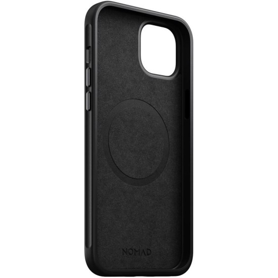 Husa din piele naturala NOMAD Modern Leather MagSafe compatibila cu iPhone 15 Plus Tan (iPhone 15 Plus, NM01611585) by www.silkase.ro